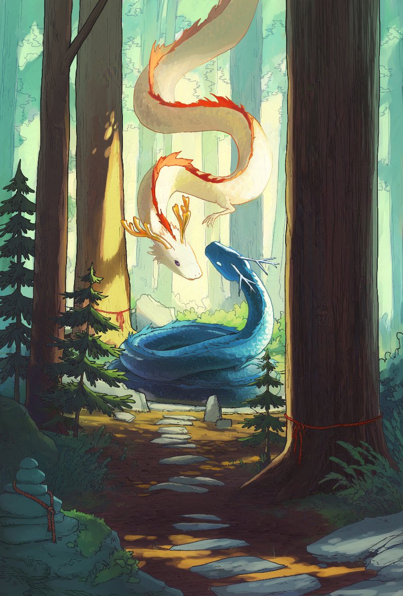 My piece for the Umbral Wings dragon tarot project… :) 

Links below if you want to look at all the other super awesome dragons in the deck it’s super cool you won’t regret it
