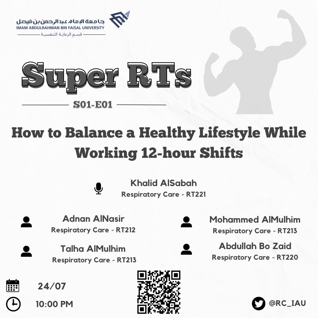Join us on this series of sessions about #SuperRTs 
 who have done and doing something unique, special, and amazing.

The first episode will be about exercise and RTs
See on Wednesday