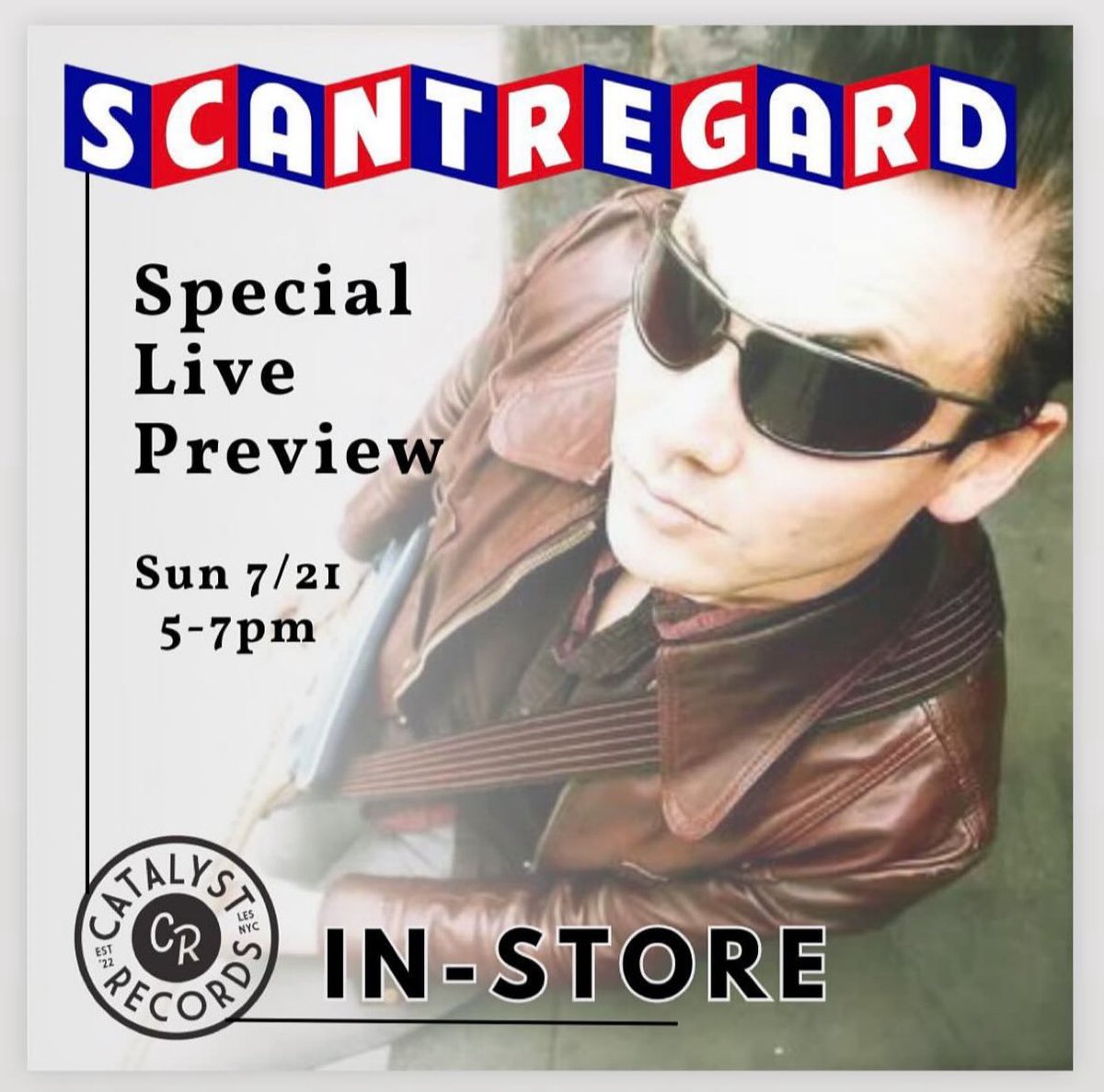 ScantRegard's tweet photo. Philly gig done! Had a blast 💥
I’ll be doing a short set at Catalyst Records this evening from 5 and then my main NY gig is this Wednesday at Ethyls. See you there?
#scantregard #adamant #rachelstamp #shemmdi #gayebykersonacid #NYGigs #willcrewdson #soloshows https://t.co/GtQkk0zsSd