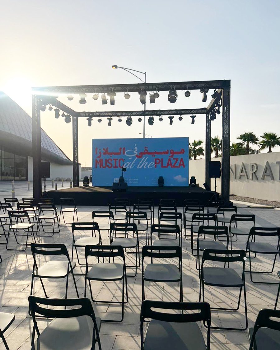 ConceptualMENA's tweet photo. Conceptual is delighted to announce working with @dctabudhabi at Music at Plaza project in @manaratalsaadiyat and pleased with such cooperation #events #events-management #eventsproduction #dct #abudhabi #dubai #dctevents #CONCEPTUALMENA https://t.co/Mu00uIXcEV