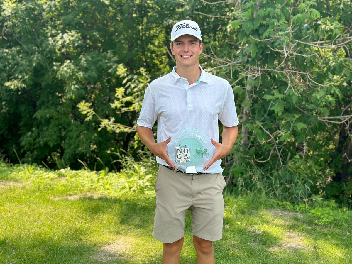 ndga2020's tweet photo. NDGA Match Play 2024 Open Champion is Nate Peyerl.   Nate Defeated Duane Wages in the finals. https://t.co/V1IwtQztKO