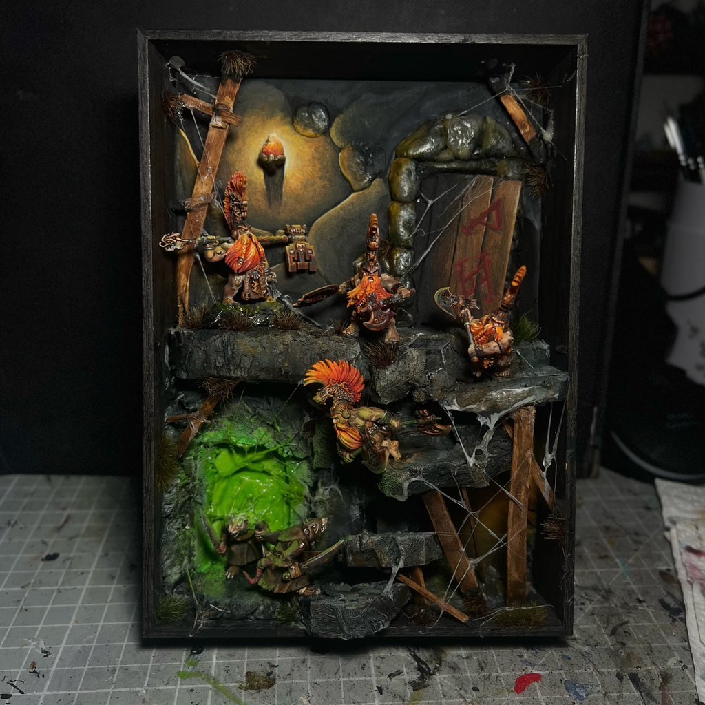 matadero40k's tweet photo. POR FIN TERMINADO #ruinaenlamina el proyecto de diorama encargado para el torneo de perretes!!

Estoy muy contenta con él así que supongo quenos daré bastante brasa https://t.co/HzkZd8w1ts