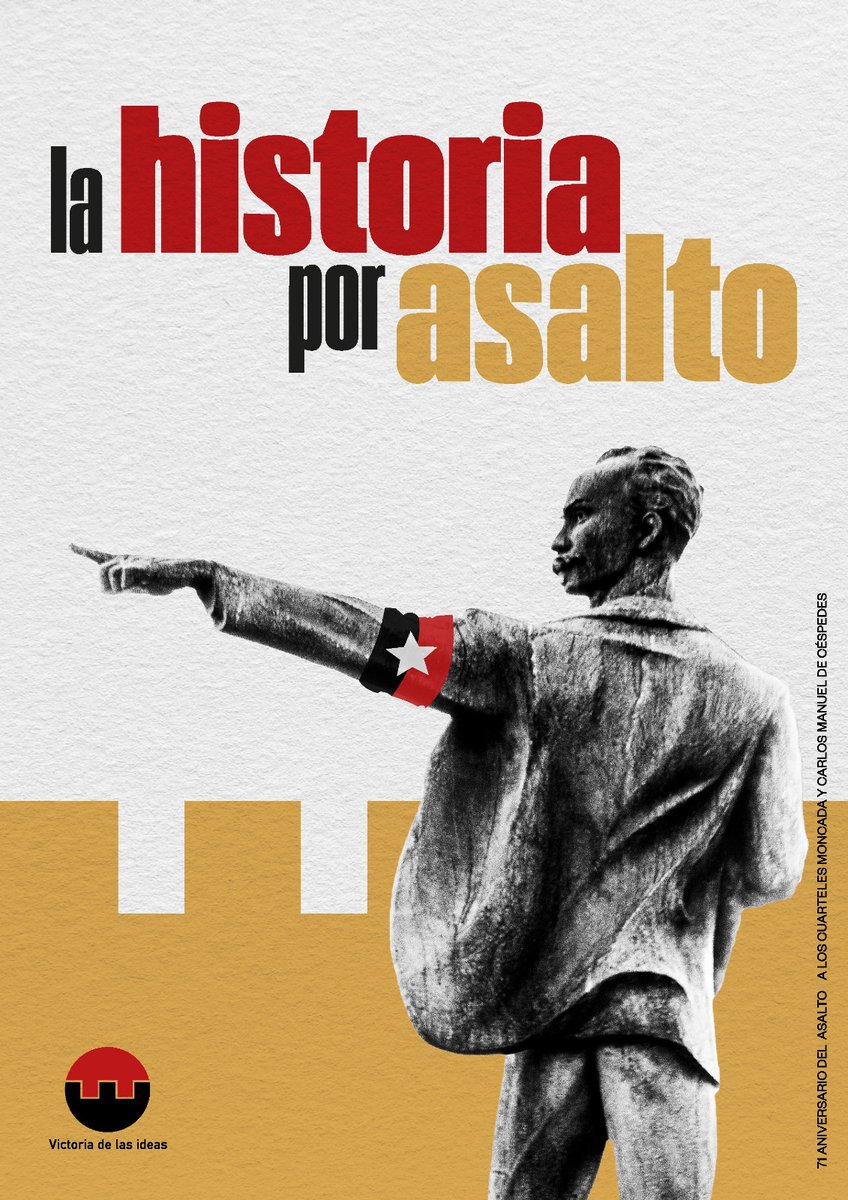 «Aquel 26 de Julio de 1953 fue la culminación del esfuerzo de un grupo de jóvenes llenos de ideales que se lanzaron a aquella lucha desigual y difícil». Tomaron #LaHistoriaPorAsalto y nos legaron ese ejemplo: no dejarse vencer jamás. ¡Seguimos en combate!#DíaDeLaRebeldiaNacional