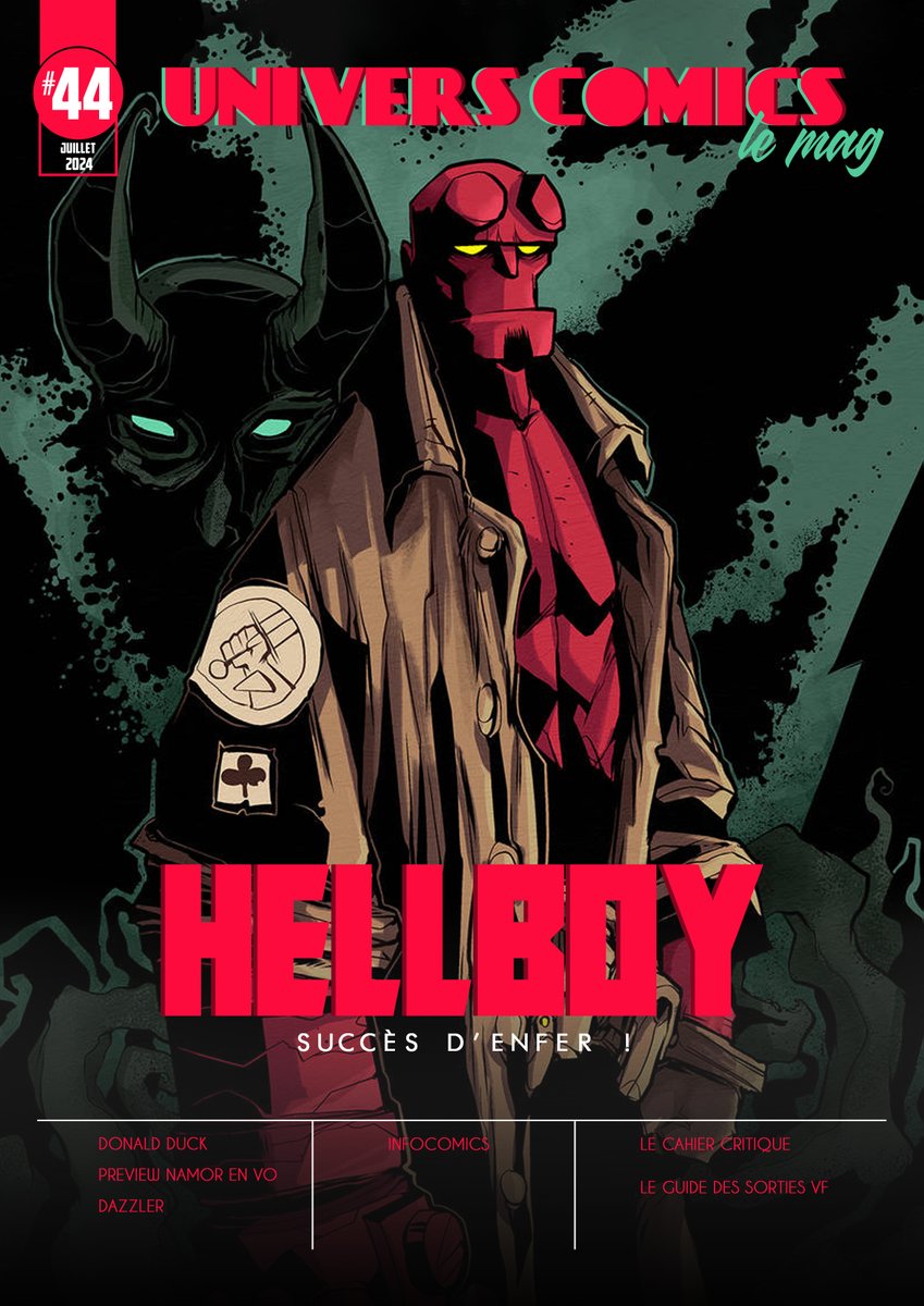UniversComics Le Mag' 44 de Juillet/Août 2024
84 pages. Gratuit. Dispo ici : universcomics.blogspot.com/2024/07/univer… ou #lire en ligne : madmagz.com/fr/magazine/21…
#Hellboy fête ses 30 ans et #DonaldDuck ses 90 ans dans notre Mag'
Merci XXL pour vos RT!
#bd #comics #comicbook #livre #comicbooks