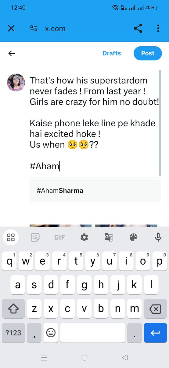 TumpaMajumder13's tweet photo. #AhamSharma ht is already active when it's even an hour since his birthday has been on!!
Proud of his fanbase n their genuine strategies to make him feel special!!Good job!The hype is there,then what if he comes back onscreen massively๐ฅ๐ฅ?
#HappyBirthdayAhamSharma #HBDAham https://t.co/EeLokI1U90