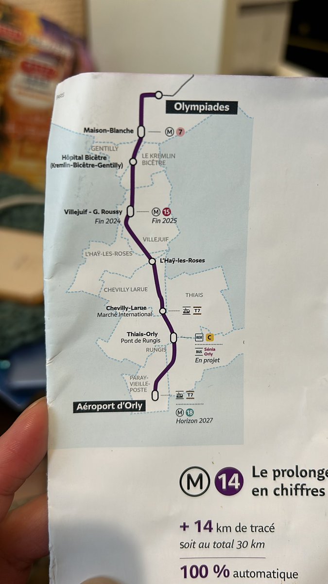wudaudau's tweet photo. @MonsieurRER @Ligne14_RATP Fin de 2024 selon un flyer de RATP. https://t.co/duXlLiVxvi