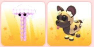 👓 UGC PETS GIVEAWAY 🎩

Ty to <a href="/summerfruit80/">Millie</a> for this amazing sponsor!!
A lucky person will get a jellyfish and a fg african wild dog!

Rules:
Follow me and <a href="/summerfruit80/">Millie</a> 🥰
Retpost and like 💚
That's it!

Ending in 5 Days! 🕒
