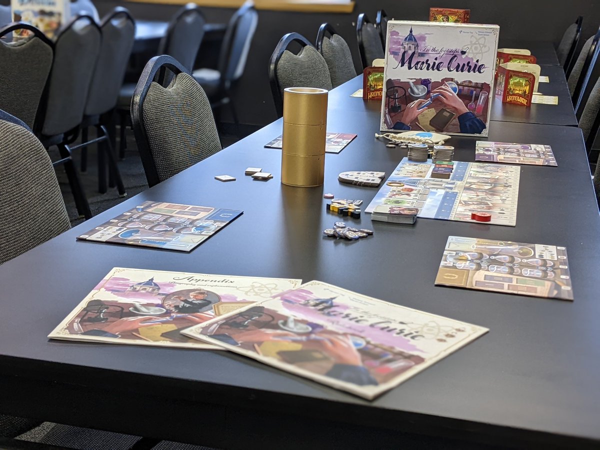 Are you in Portland? I'm at Guardian's game day with some of our Gen Con releases.