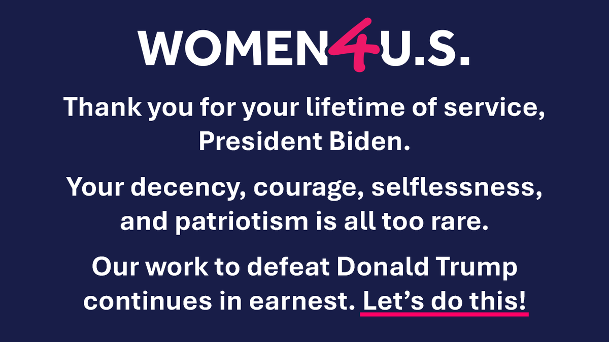 Women4US's tweet photo. https://t.co/QBBLVSmSLb