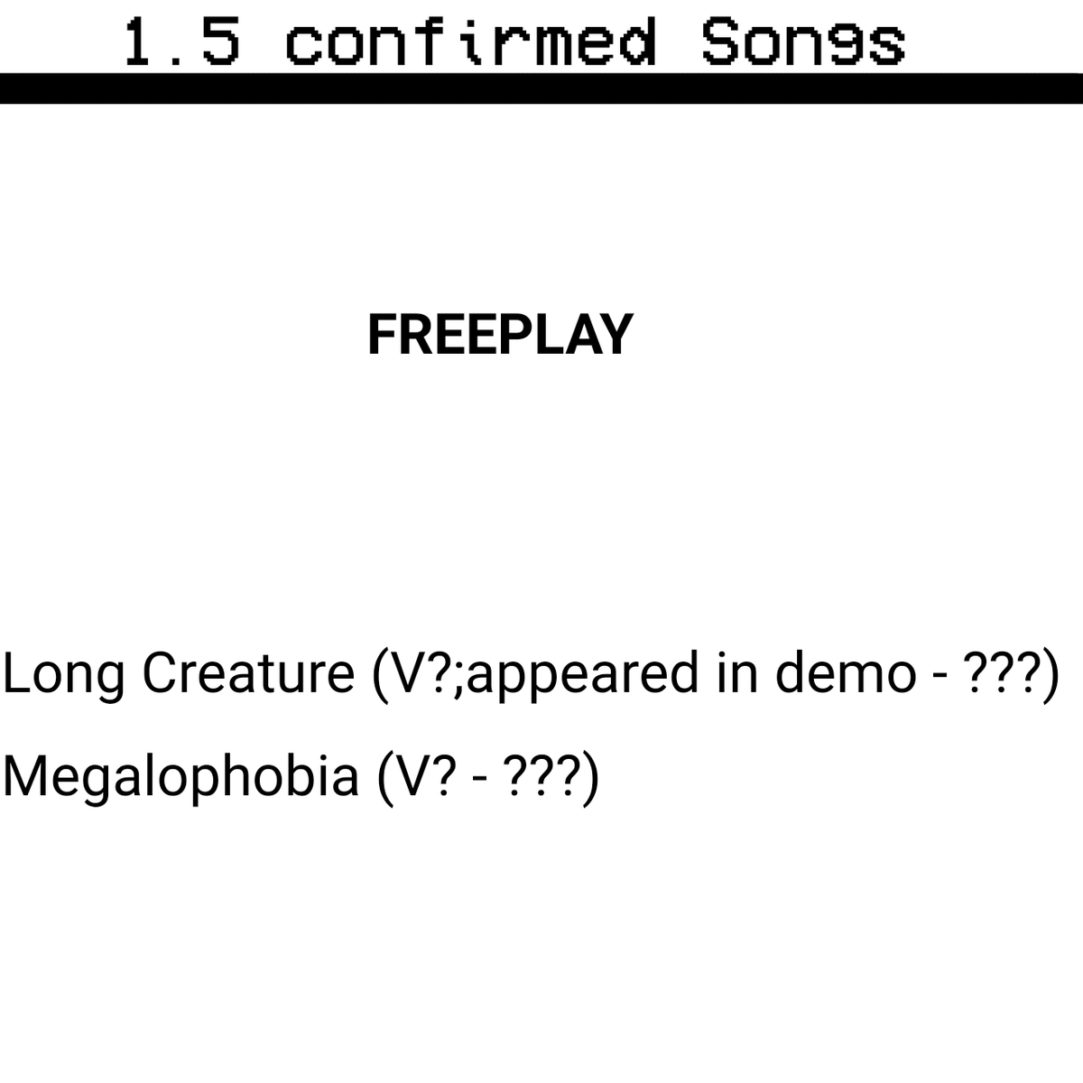 AnFakerDannyMod's tweet photo. 《Confirmation of more songs in 1.5》
▪︎Porrophobia (Faker Porra Song)
▪︎Greenzunigusphobia (Faker Breno Song)
▪︎Megalophobia (Boby Danny Secound Song)
==========================
Anyway, this is one of the songs from v1.5, there will be more soon. bye bye!  👋😸 https://t.co/ZBlB4BrGtR