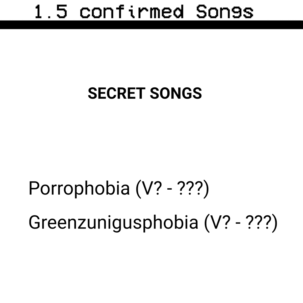 AnFakerDannyMod's tweet photo. 《Confirmation of more songs in 1.5》
▪︎Porrophobia (Faker Porra Song)
▪︎Greenzunigusphobia (Faker Breno Song)
▪︎Megalophobia (Boby Danny Secound Song)
==========================
Anyway, this is one of the songs from v1.5, there will be more soon. bye bye!  👋😸 https://t.co/ZBlB4BrGtR
