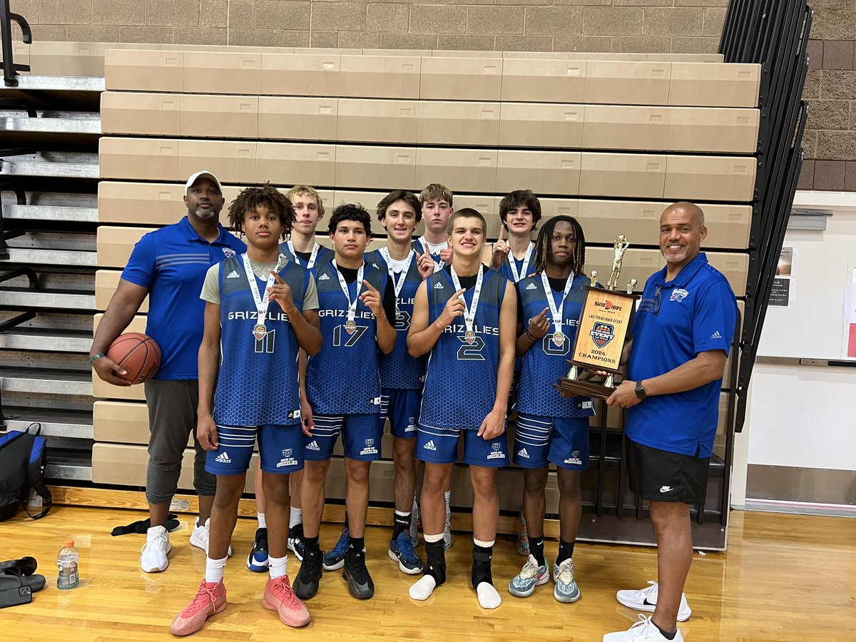 2024 15u Champs at The Main Event in Vegas!  We played unselfish all weekend and would not be denied. Thanks <a href="/BigfootHoops/">Bigfoot Hoops</a> for hosting! <a href="/mc_grizzlies/">Motor City Grizzlies</a>