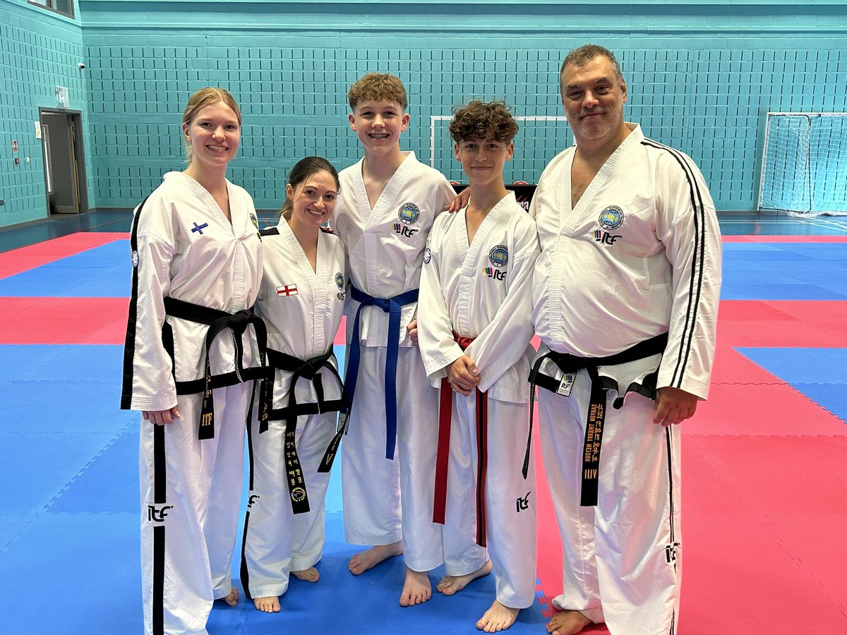 World Cup prep ramps up for Ollie Sat at a Best of The Best Seminar in Haywards Heath with 8th Degree Black Belt Finnish Coach, Master Meyour, and 4 x World &amp; 6 x European Champion Sabum Svojall, followed on Sun by ITF England Squad training session in Rickmansworth <a href="/PEchepstow1/">PE@chepstow</a>