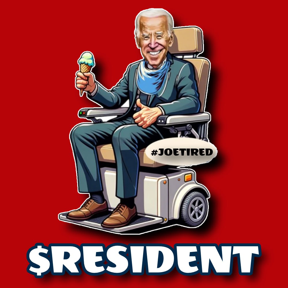 ResidentJoeSol's tweet photo. We know Joe can't handle President.

He always should have just been a Resident.

Come show your support!

https://t.co/uFSCPEOrsQ
.
.
.
#JoeBiden #Solana #Memecoins #100XGems #Defi #Resident https://t.co/aRjTUHPgjK