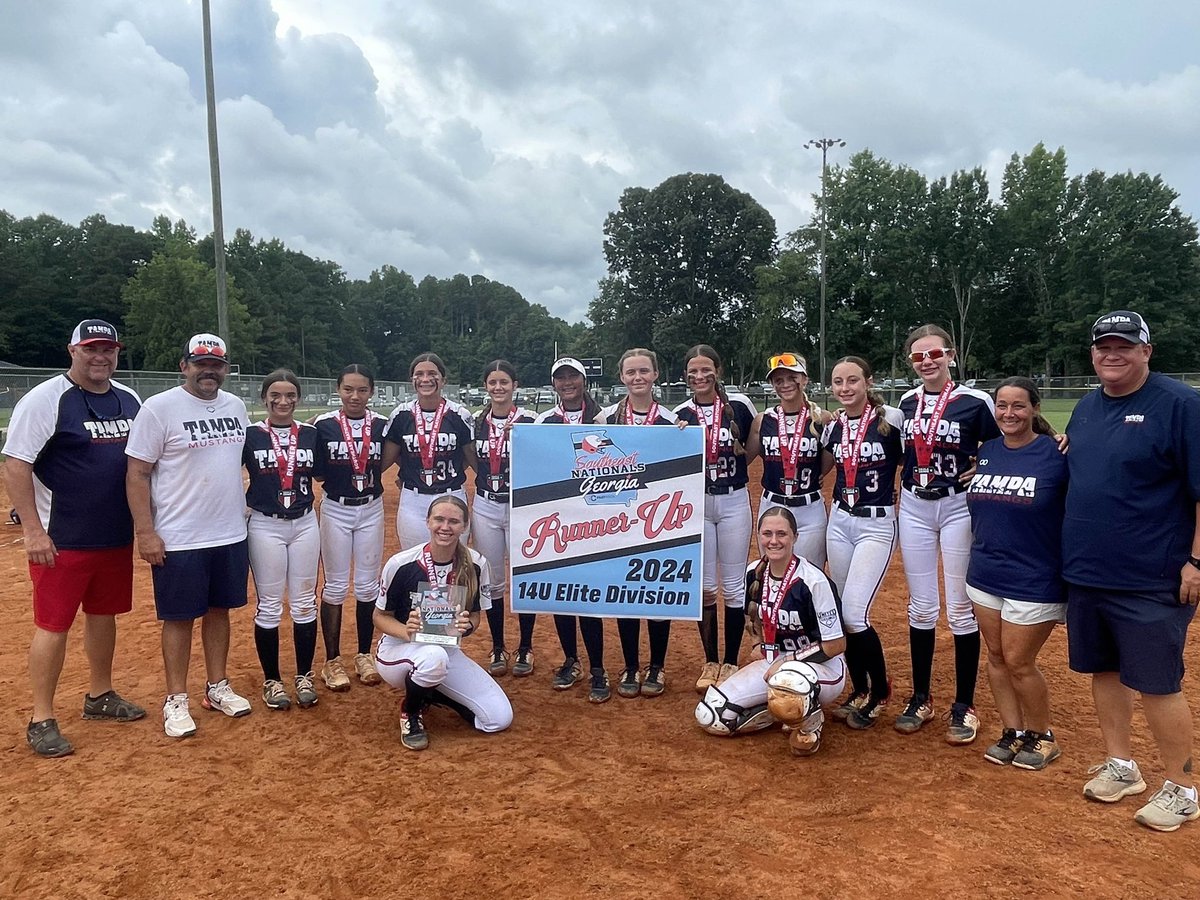 Finished as the runners up at the <a href="/triplecrownspts/">Triple Crown Sports</a> SE Nationals in Georgia in the elite division.  The girls played a lot of great softball this weekend!  Great job ladies! <a href="/TampaMustangs/">Tampa Mustangs</a> <a href="/ExtraInningSB/">EXTRA INNING SOFTBALL</a> <a href="/LegacyLegendsS1/">Legacy & Legends Softball</a> <a href="/LineDsoftball/">Line Drive Media</a>