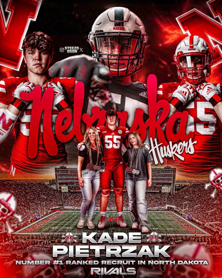 CoachMikeShafer's tweet photo. Congrats @KadePietrzak! It’s been a pleasure assisting you and your family throughout the recruiting process. What a ride we had! Nebraska is getting a beast who will make an impact day 1! @CoachMikeShafer
#MikeShafersCFBProspects #27D1Offers #TrustedTheProcess #DidTheWork https://t.co/CWVKgu10VY