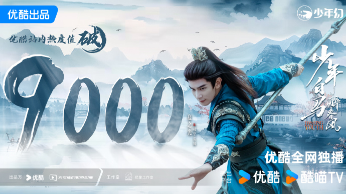 darkrivertes's tweet photo. Parabens ao drama #DashingYouth (#少年白马醉春风) de #HouMinghao, #HeYu, #HuLianxin, #XiaZhiguang, #JiangZhenyu, #TongMengshi, #ZhuZhengTing, #WanyanLuoRong, #ZhangChenXiao, #YangBingZhuo, #XiaoKaiZhong, #LiHongYi, #LiJiaMing e #XueBaYi por ultrapassar 9.000 de popularidade. https://t.co/bxAjVk5aTs