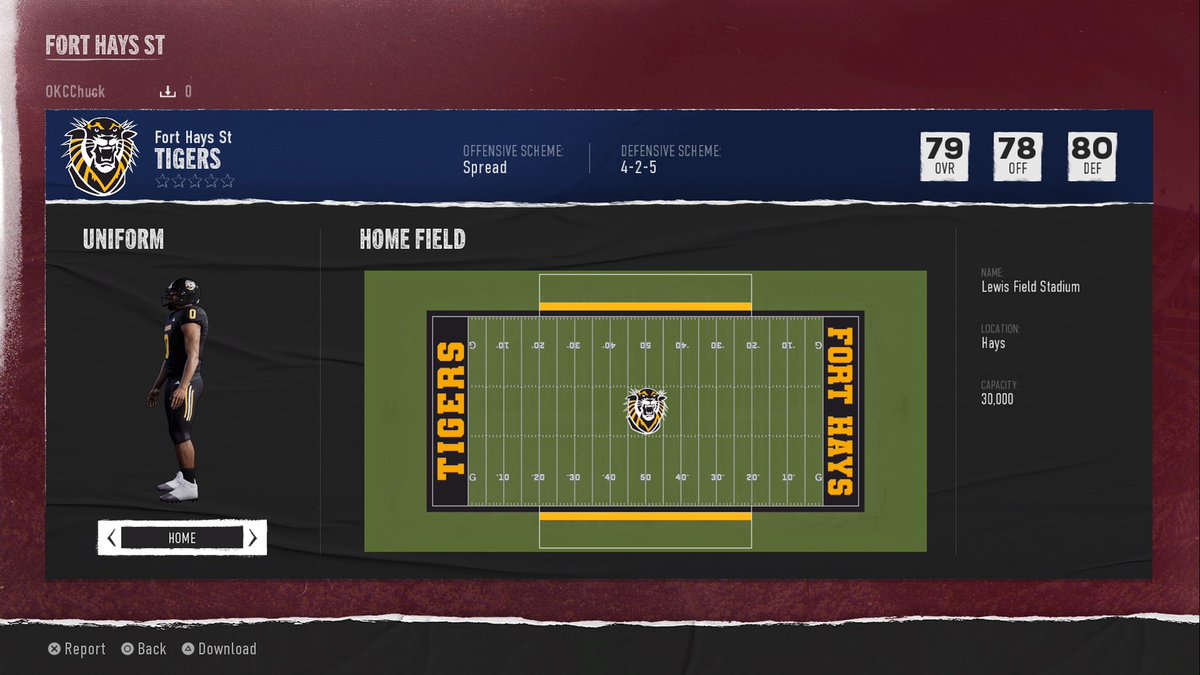 The Tigers are live 

User: okcchuck
Keyword: Fort Hays St

<a href="/FortHaysState/">Fort Hays State University</a> <a href="/fhsuathletics/">FHSU Athletics</a> <a href="/FHSUFootball/">FHSU Football</a>