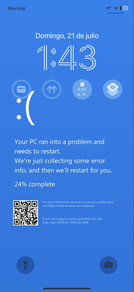 Mi nuevo fondo de pantalla
Sorpresa en el QR