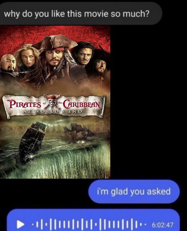 GonzoFilmReview's tweet image. TRUE #POTC