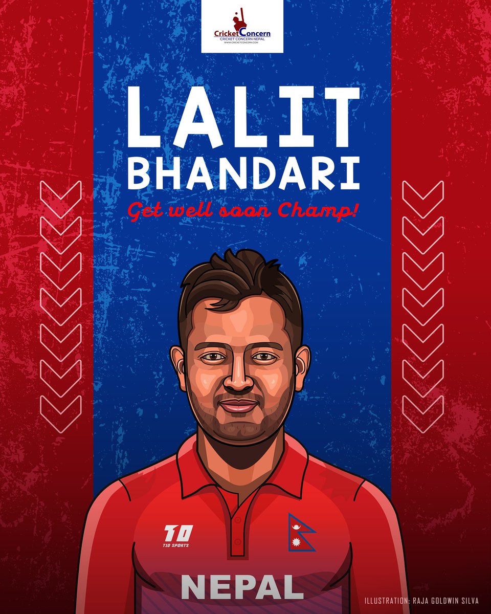 JULY 22: Happy Birthday to <a href="/LalitBhandari72/">Lalit Bhandari</a>!
I created this portrait artwork for <a href="/CricketConcern/">Cricket Concern</a> in 2020 to feature as a poster in the cricket magazine.
..
<a href="/NepalCricket/">Cricket Nepal</a> <a href="/AmitPokharel4/">Amit Pokharel</a> 
..
#HappyBirthdayLalitBhandari #LalitBhandari #CricketMagazine #NepalCricket