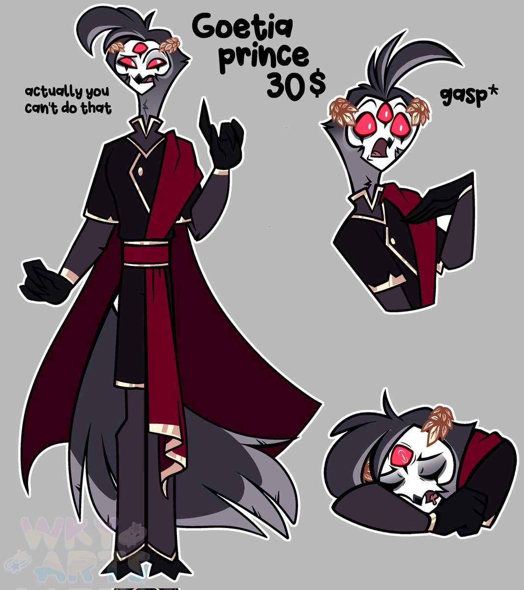 Wkydarts's tweet photo. Goetic prince Adopt
-only paypal
-update in comments
🙏🙏🙏please share i will appreciate it🙏🙏🙏
#hazbinhotel #helluvabossstolas #helluvabossoc #helluvaboss #Helluvabossstella #helluvaadopt #vivziepop #helluvabossgoetia https://t.co/mP4oGSWpJ8