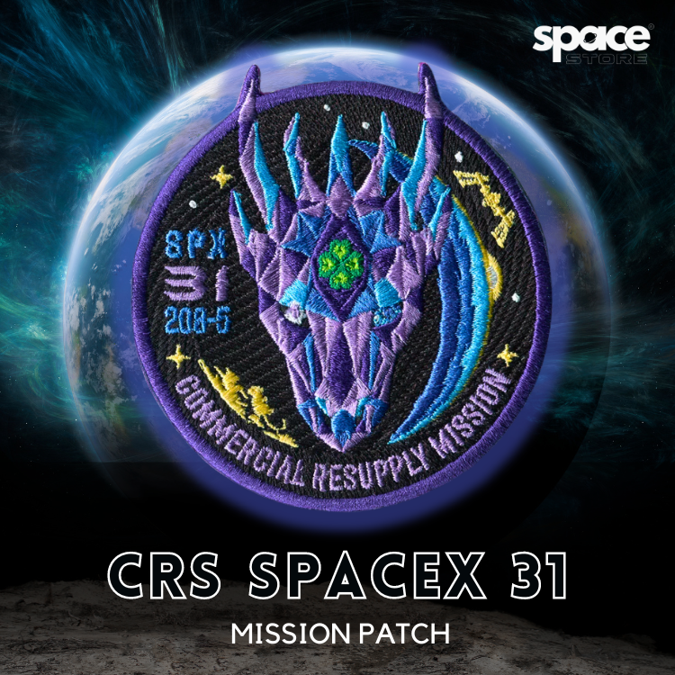 spacestoreusa's tweet photo. CRS #SpaceX 31 Mission #Patch 

Approximately 4.5" x 4"

SpaceX CRS-31 is a Commercial Resupply Service mission to the International Space Station. The mission is contracted by NASA and will be flown by SpaceX using a Cargo Dragon.

Made in the USA 

#Nasa https://t.co/d0eL5MfFhf
