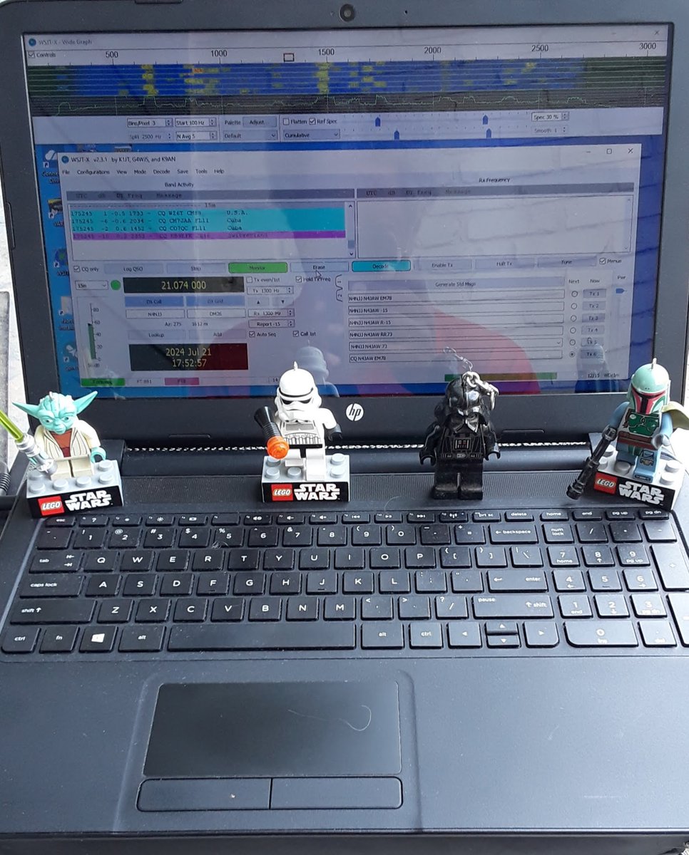 N4JAW's tweet photo. The crew and I had a fun time early afternoon hunting #FT8 with my #FT891 thru #Signalink on 15 meters. I was able to work Alex #RU3GC from my patio in Louisville, KY USA. #AmateurRadio #Hamradio #digital at its best. https://t.co/LlOQ0jpcMQ