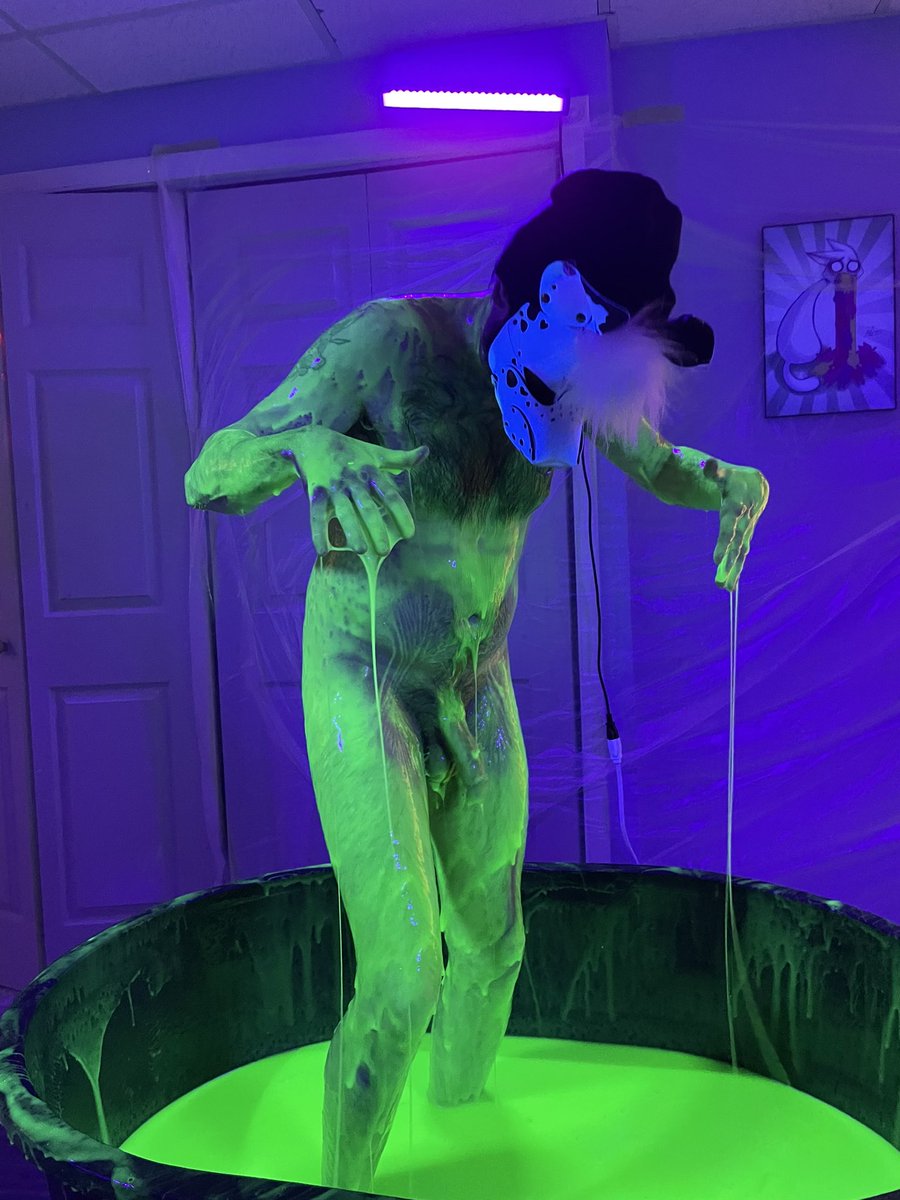 Goopy glowy puppy adventure whoa what a silly time it was so sticky and sloshy! 🥴🐶🧪
