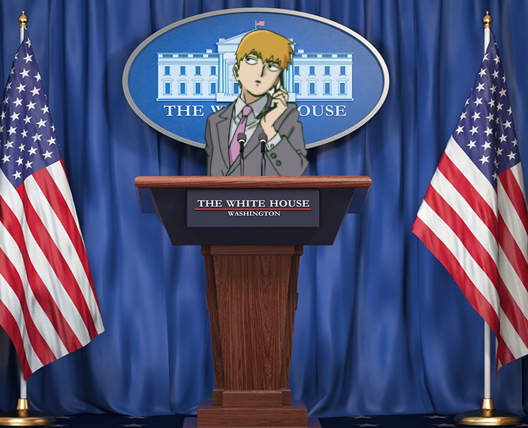 Mob could you stop by real quick? Got an exorcism job in the white house and it's a big one...