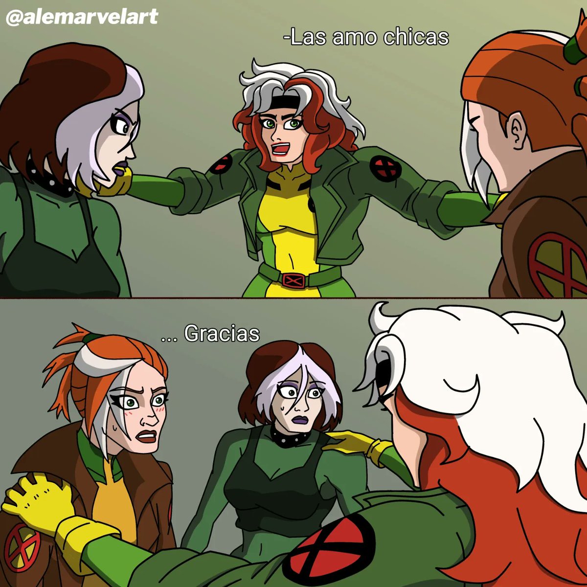AleOhara_Artist's tweet photo. Rogue-verse.
#rogue #XMen97 #xmen #fanart #xmenevolution  #spiderverse https://t.co/lG7a4LUQZQ