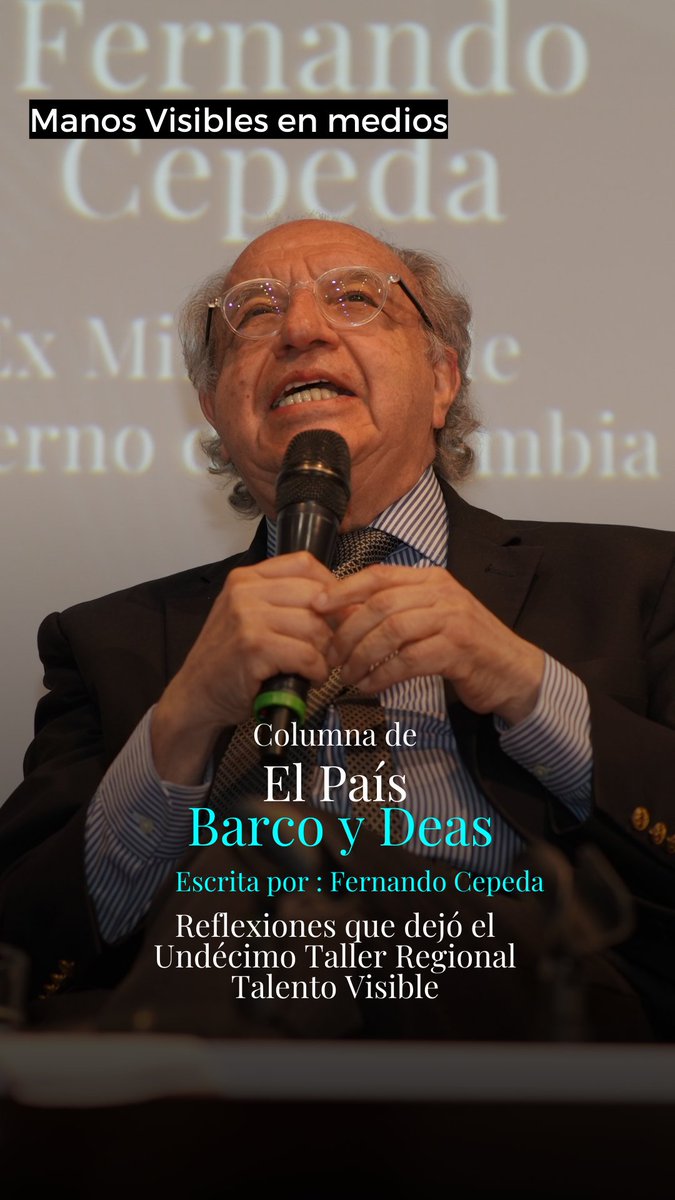 ManosVisibles's tweet photo. "La exministra de Cultura @PaulaMoreno Zorganizó esta semana el undécimo taller regional denominado ‘Talento Visible, 100 liderazgos necesarios en todos los sectores del país’.  Fernando Cepeda vía @elpaiscali #GerentesVisibles
https://t.co/XJtRscKtnf https://t.co/WizM54hljJ