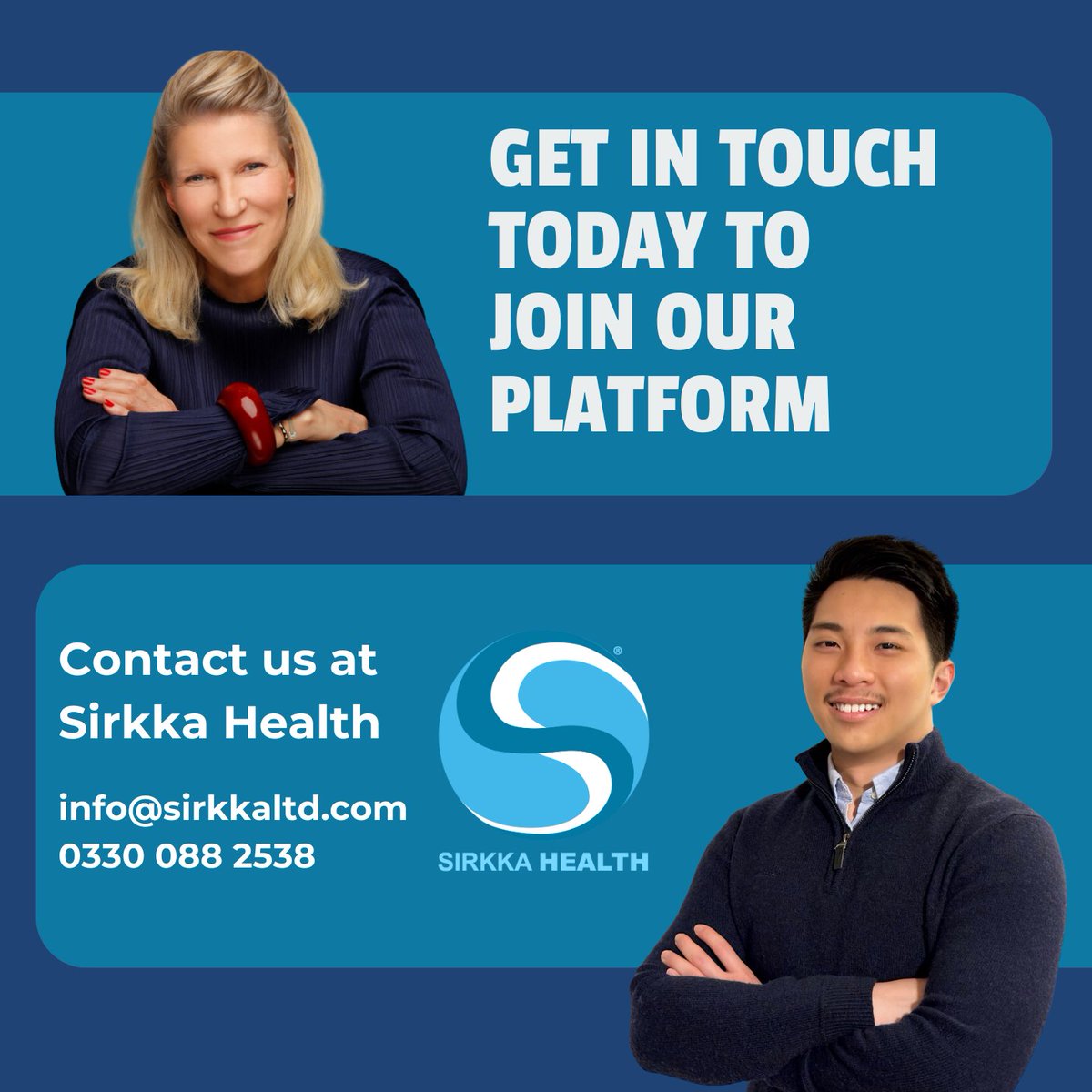 Calling Clinicians and Clinics! 🌟

We're here to support your growth &amp; success
1️⃣ Raise visibility 
2️⃣ Expand customer base
3️⃣ Provide user-friendly software 
4️⃣ Bring healthcare directly to customers' home 
All on our user-friendly platform! 
#healthcare #sirkkahealth #clinic