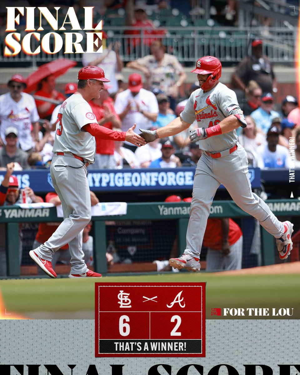 Cardinals's tweet photo. Starting the second half with a series win!

#ForTheLou https://t.co/Fn4vuhjDvC