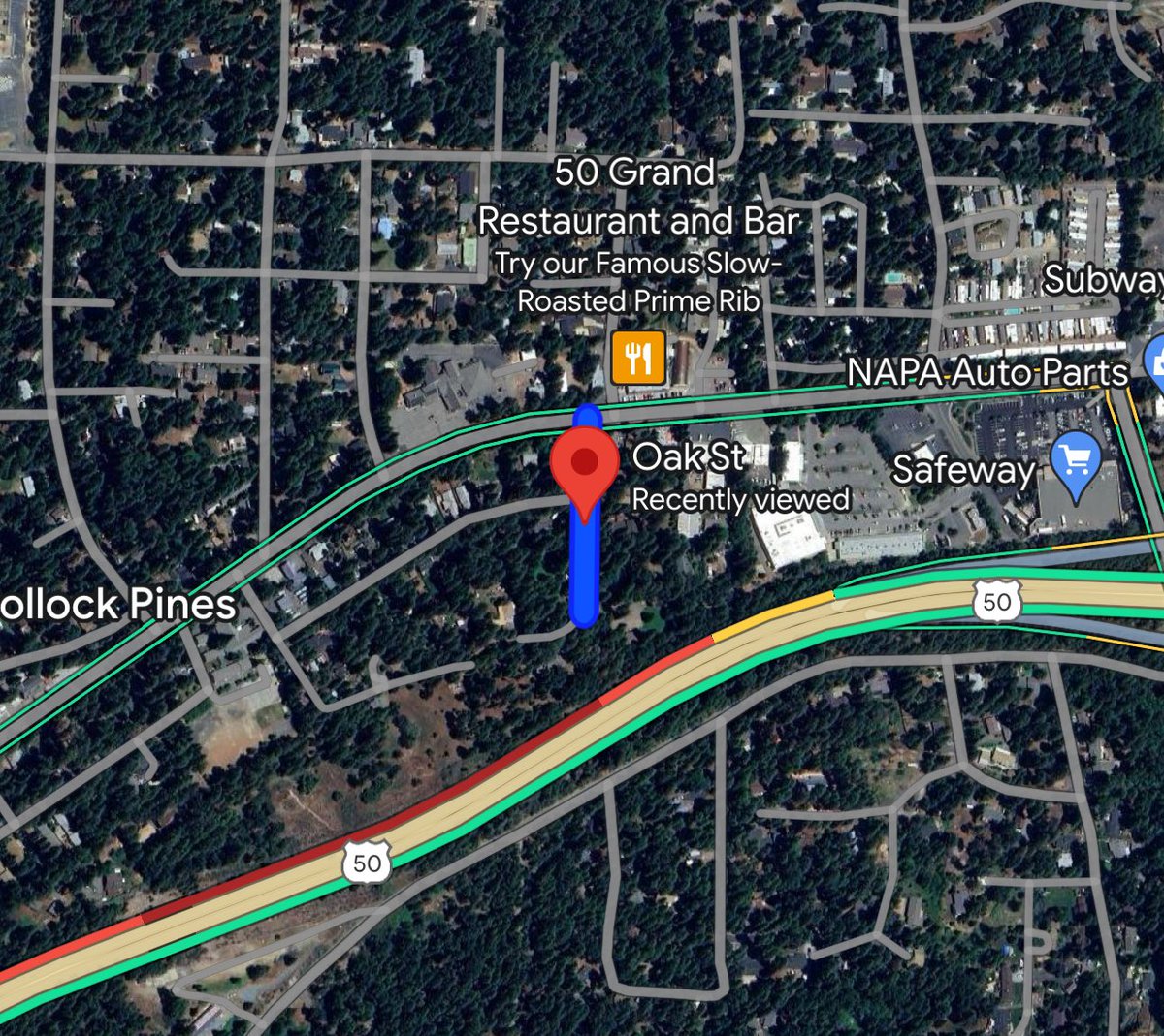 sarah_luna_1111's tweet photo. UPDATE: Mandatory evacuations in progress for #ridgewayfire in the area of Oak St. In Pollock Pines, CA. https://t.co/ixmNHeC7ML
