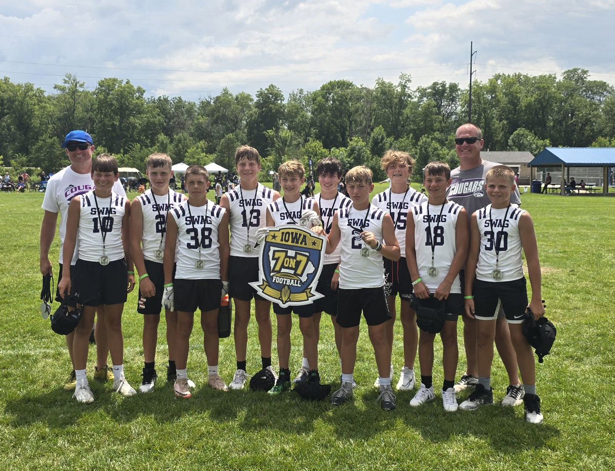 midamerica7v7's tweet photo. Central Iowa Swag are your 14u D2 Runners Up!π₯π
#iowa7v7 #RealFunFootball https://t.co/J7LzKD6hG1