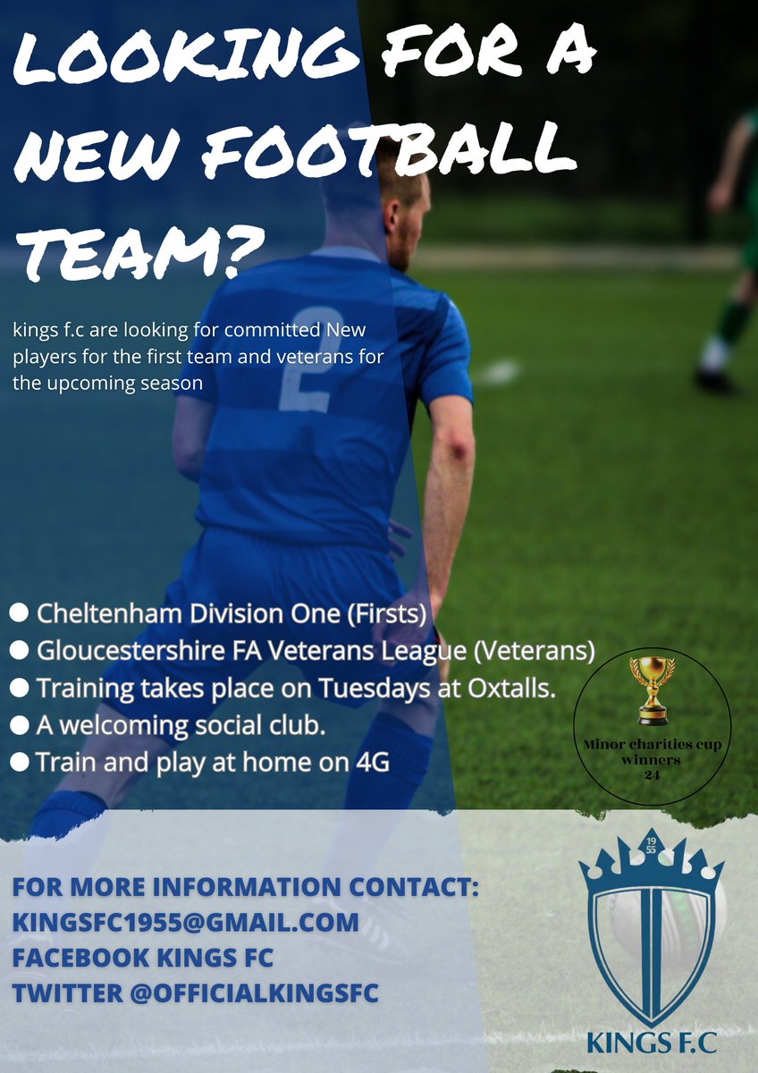 Looking for a new team?

Pre season starts this Tuesday the 23rd of July 8-9pm

See you there.

up the kings