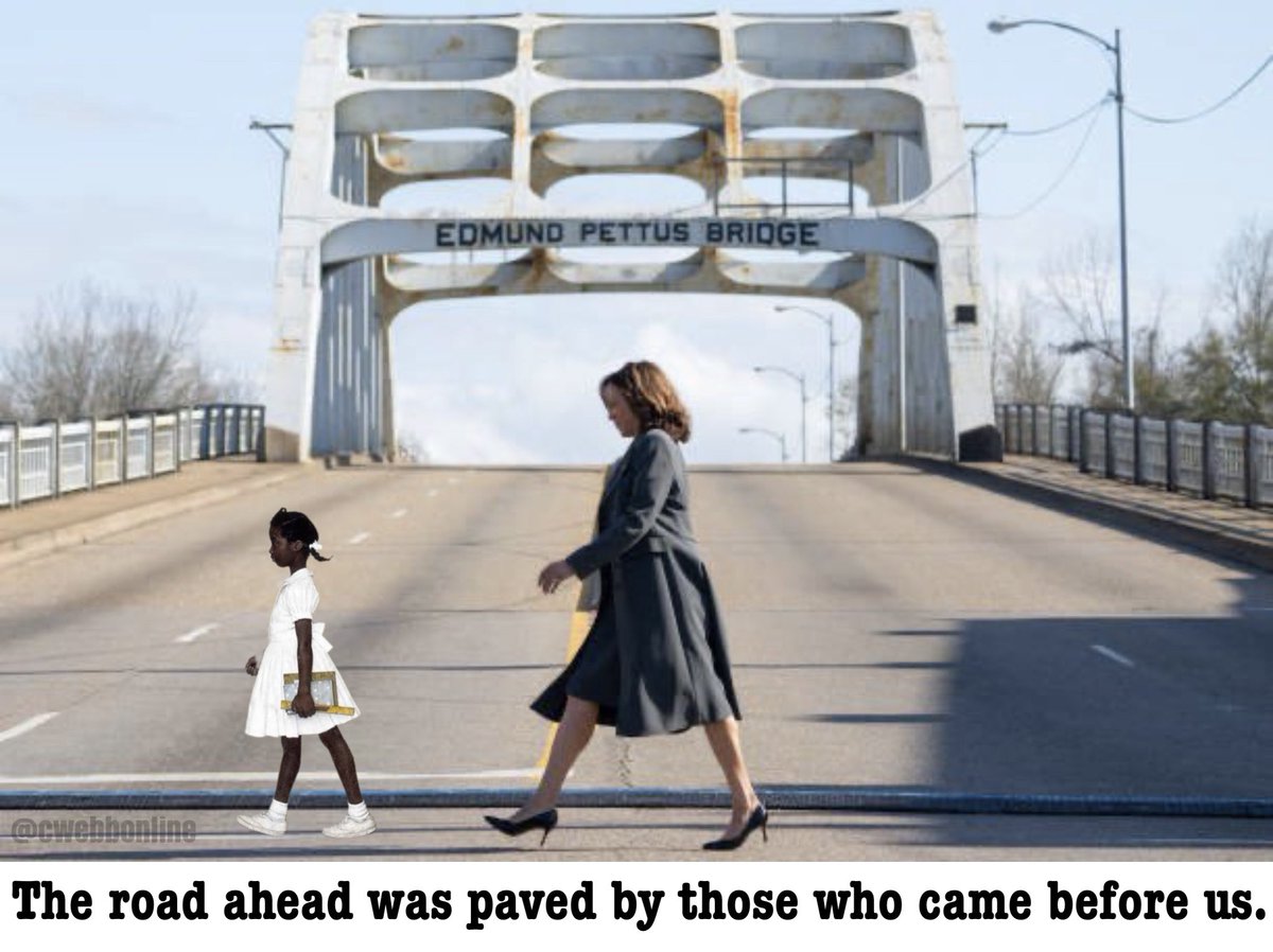 I was driving when the news broke, and I said to my daughter, we are going to have our first woman President of the United States…and she is going to be a Black woman.

Ya’ll, I’m not too proud to say, I’m holding back tears.