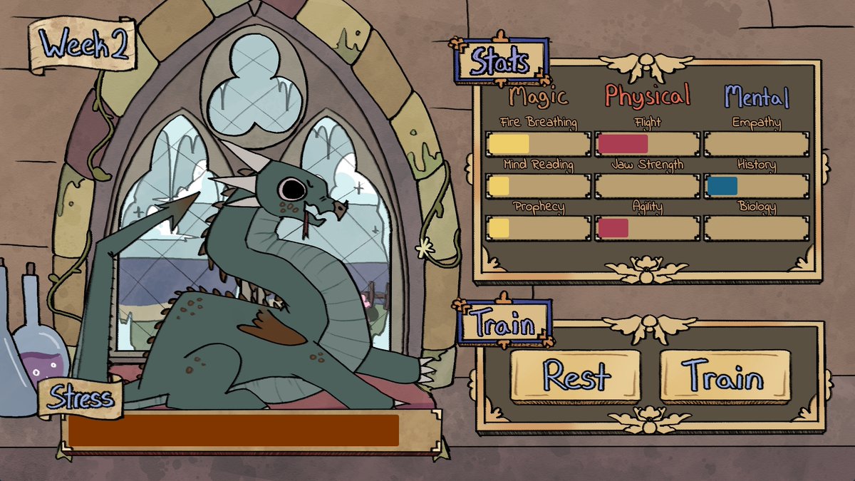 mokadevs's tweet photo. 🐲A Dragon for the King🐲

Disobey the King's orders to slay the Evil Dragon by caring for it instead! A stat raiser about raising a dragon for the King.

👑https://t.co/Fhu5c5yC1w
#indiegame #statraiser #madewithgodot https://t.co/W38MZodhKu