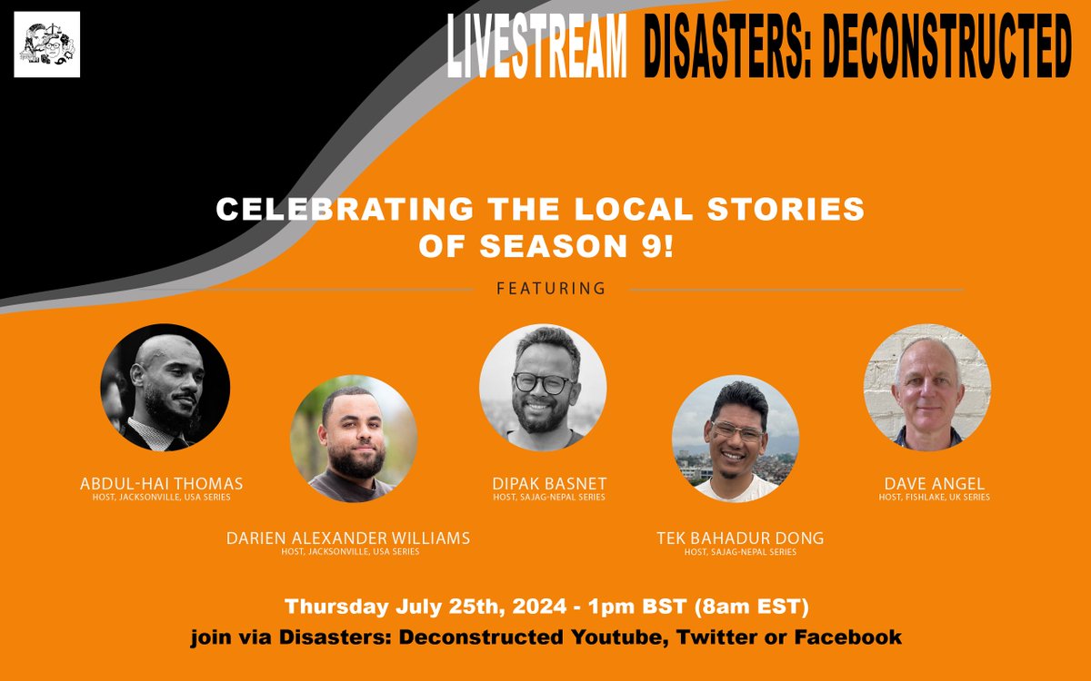 Hi everyone! We hope that you have been enjoying Season 9 as we release episodes through 2024. As you know, we have guest hosts from around the world sharing local stories from the UK, Nepal, and USA. Join our livestream on Thursday to get the inside scoop!