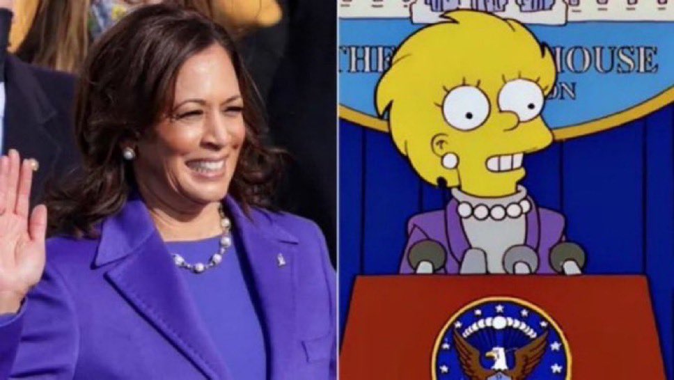 TheSaviour's tweet photo. Joe Biden gone

Kamala Harris in

Simpsons are right AGAIN! https://t.co/on8wj5pOYi