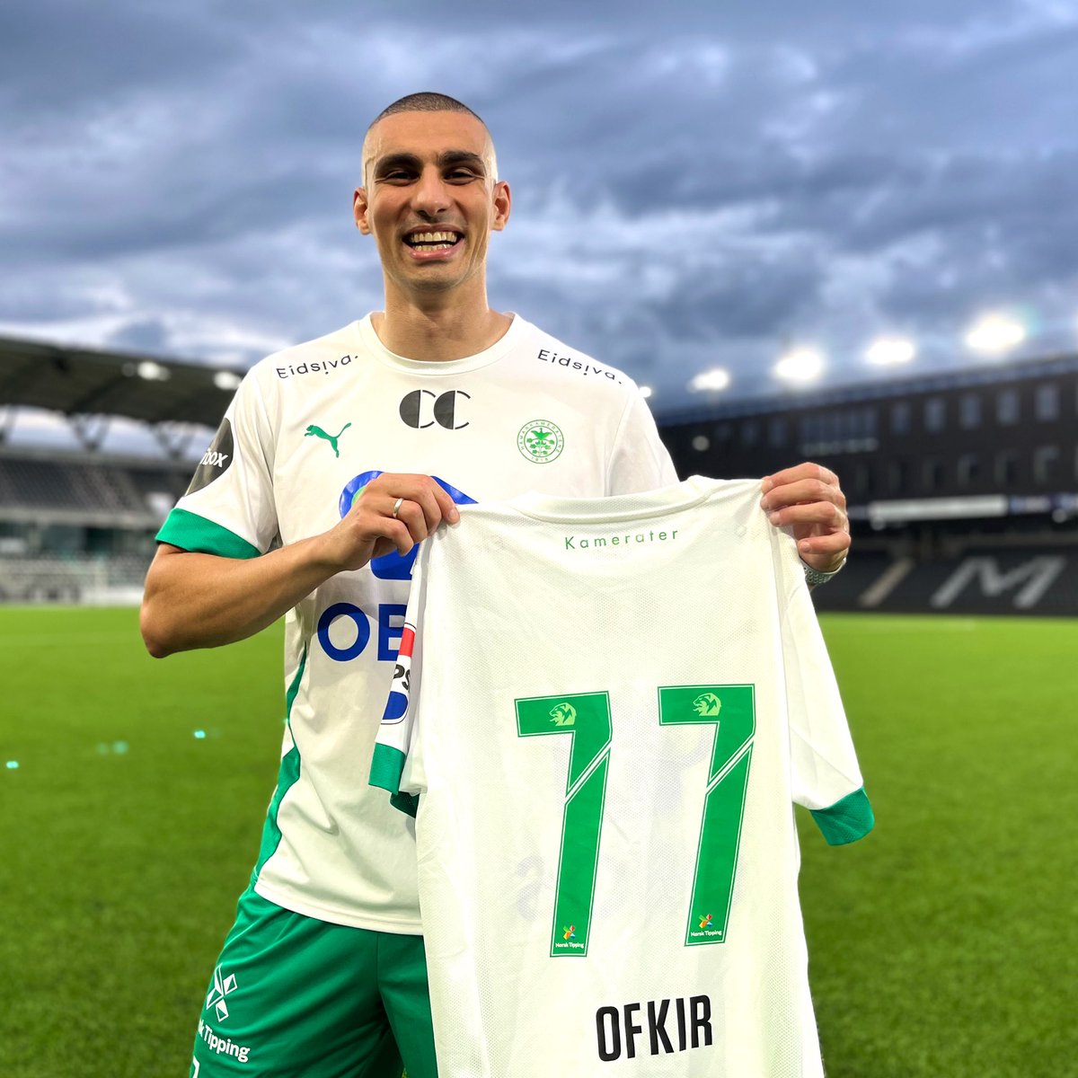 HamKamFotball's tweet photo. Velkommen til HamKam, Mohamed Ofkir 🟢⚪️ https://t.co/WsTQF25beT