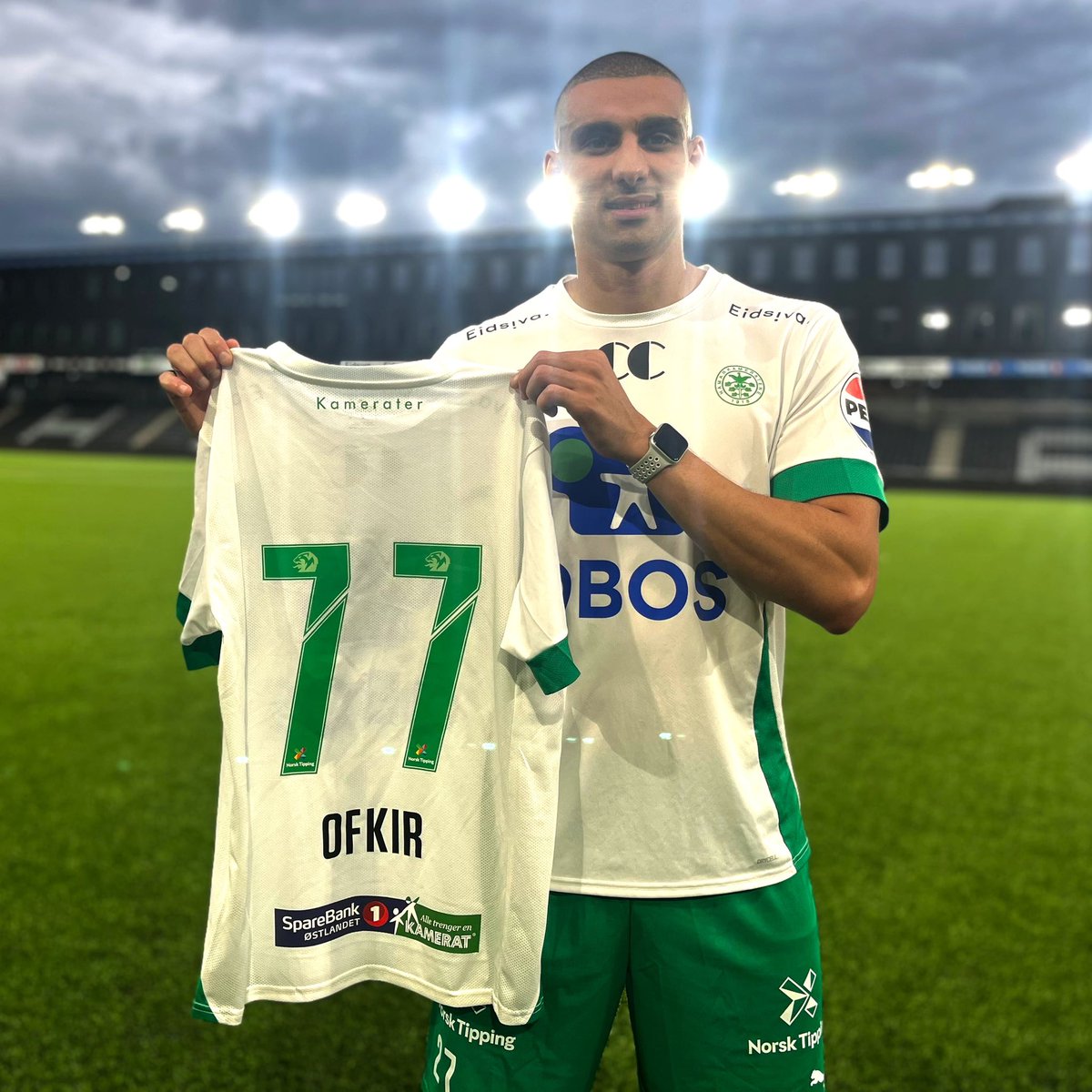 HamKamFotball's tweet photo. Velkommen til HamKam, Mohamed Ofkir 🟢⚪️ https://t.co/WsTQF25beT