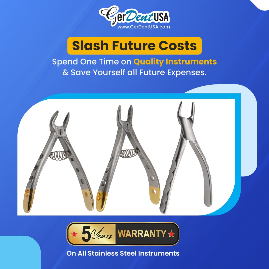 Gerdentusa's tweet photo. ✅ Invest In Quality &amp; Save In The Long Run! Durable Instruments Reduce Replacement Costs. ⭐ Upgrade Your Practice With GerdentUSA.
.
🔗 Visit Today: https://t.co/DgGzZ307EX 
.
#DentalInvestment #GerDentUSA #gerdent #dentalcare #dental https://t.co/GzHOvCCKIC