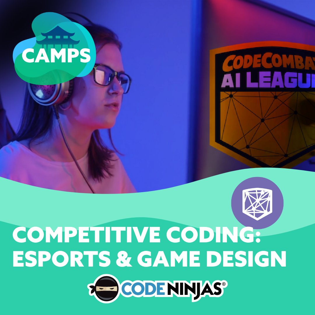 😊Have fun learning Game Design with Python and playing Esports😊

📅 15 - 16 August | 9:00 am - 3:30 pm | Ages: 8+

Competitive coding has never been so epic!

Ninjas will take part in a game design challenge and esports coding competition that... journey
codeninjas.co.uk/enfield-london…