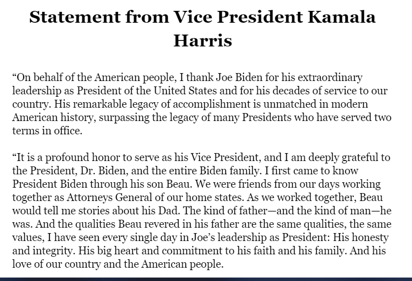 edokeefe's tweet photo. JUST IN: @VP @KamalaHarris thanks @JoeBiden, says she will seek the Democratic presidential nomination with his support. https://t.co/kqHi88Zu7X
