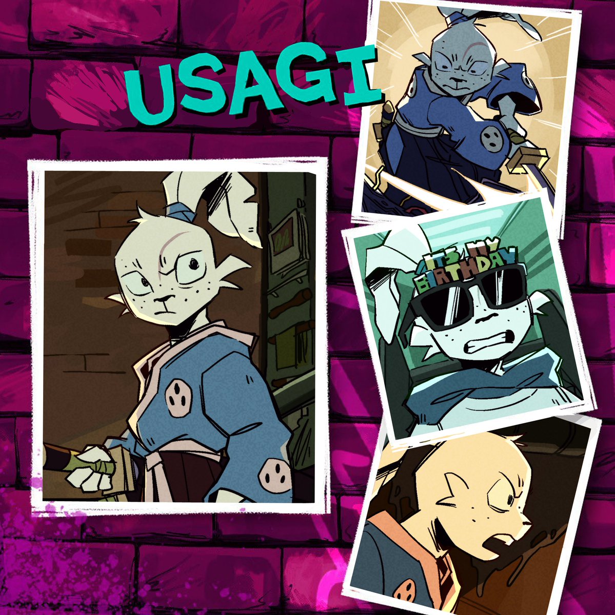 totally official and definitely not fabricated usagi mutant mayhem