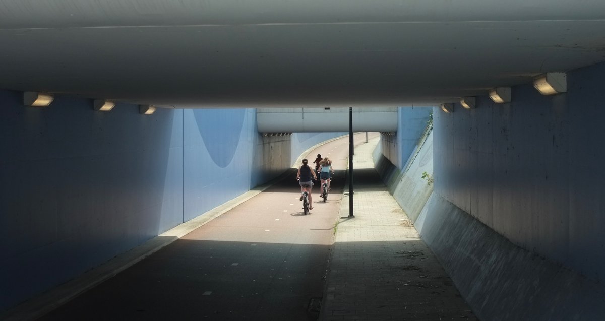 How crowded are the tunnels for *your* bicycle super highways?