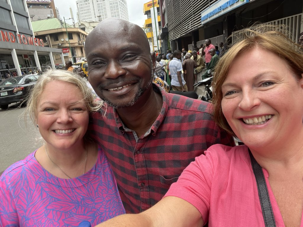 1/2 <a href="/philsteele1/">Phil Steele</a> after a fabulous week <a href="/Lagos/">Lagos Weather</a> <a href="/Nigeria/">Nigeria</a> supporting the charity <a href="/FFajemilo/">Festus F. Foundation (FFF)</a> <a href="/KLM/">KLM</a> <a href="/KLMNigeria/">KLM Nigeria</a> have not been particularly accommodating for our flight home. We couldn’t pay 2 go to the KLM lounge to catch up on plans for next steps (it was really quiet)