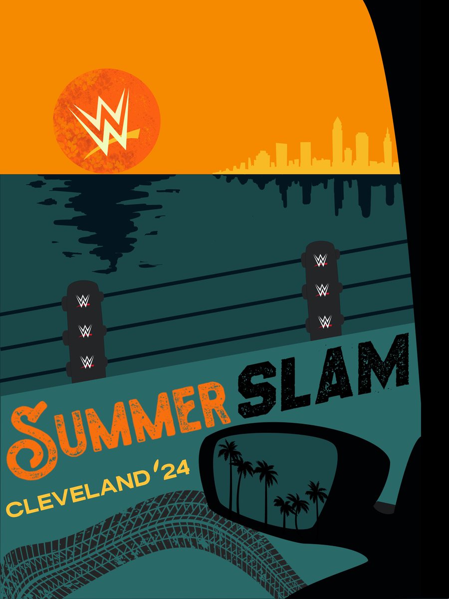 RbvRa's tweet photo. #SummerSlamShirtContest @WWE A little minimalist poster vibe☀️🌊 🩳🌴. https://t.co/IaKD55W6TA